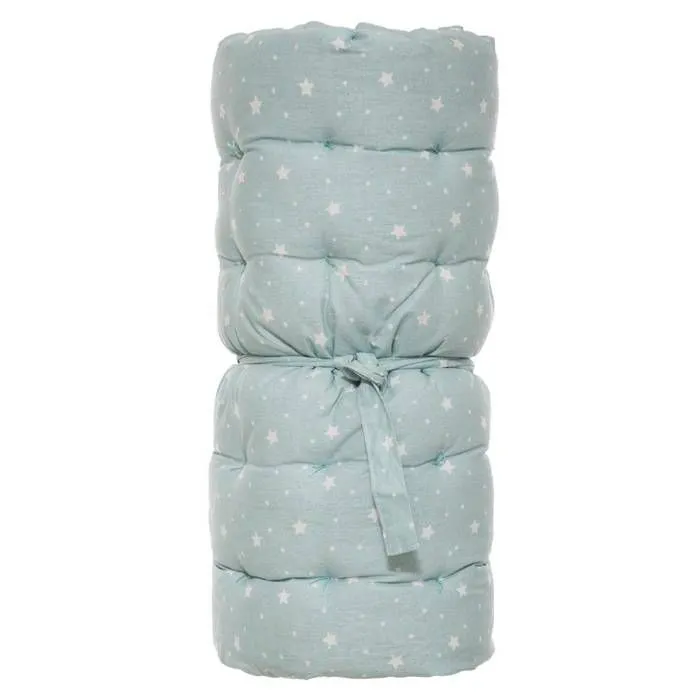 Matelas de sol enfant "Etoile" - vert d'eau 60x120 cm - Vert clair - Atmosphera createur d'interieur-1