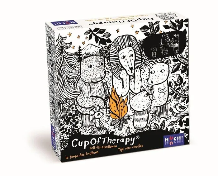 Jeu de societe - jeu de plateau Huch! - 882288 - Jeu Familial, Cup of Therapy, Le Temps pour Les emotions-0