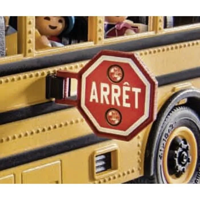 PLAYMOBIL - 71094 - City Life - Bus scolaire - Avec lumières de signalisation et 4 personnages-5