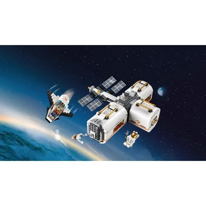 LEGO® City 60227 La station spatiale lunaire - Jeu de Construction-4