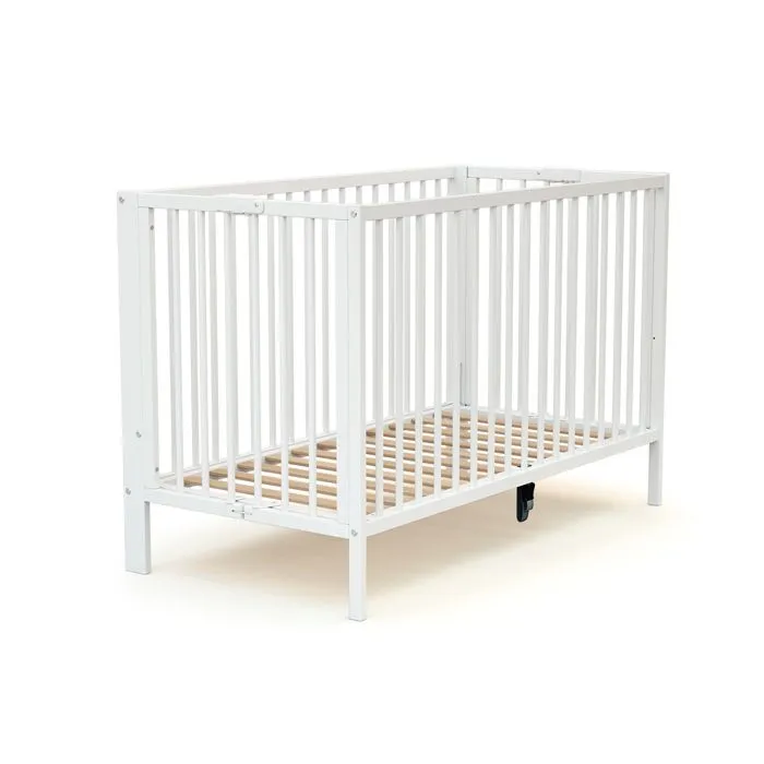 AT4 -  Lit bébé pliant ESSENTIEL en bois  Blanc - Taille unique-3