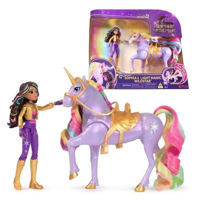SPIN MASTER SOPHIA ET WILDSTAR MAGIC LIGHT Unicorn Academy-0