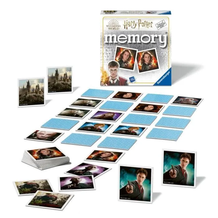 HARRY POTTER Grand memory® - Jeu éducatif classique - Jeu de mémoire - Ravensburger-Dès 4 ans-1