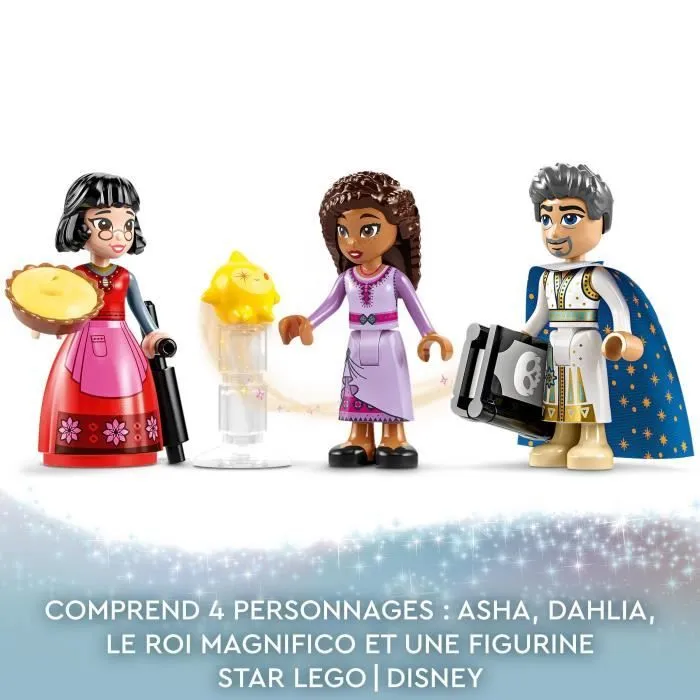 LEGO® Disney Wish 43224 Le Château du Roi Magnifico, Jouet Tiré du Film Wish avec Figurine Asha, Dahlia et le Roi Magnifico-3