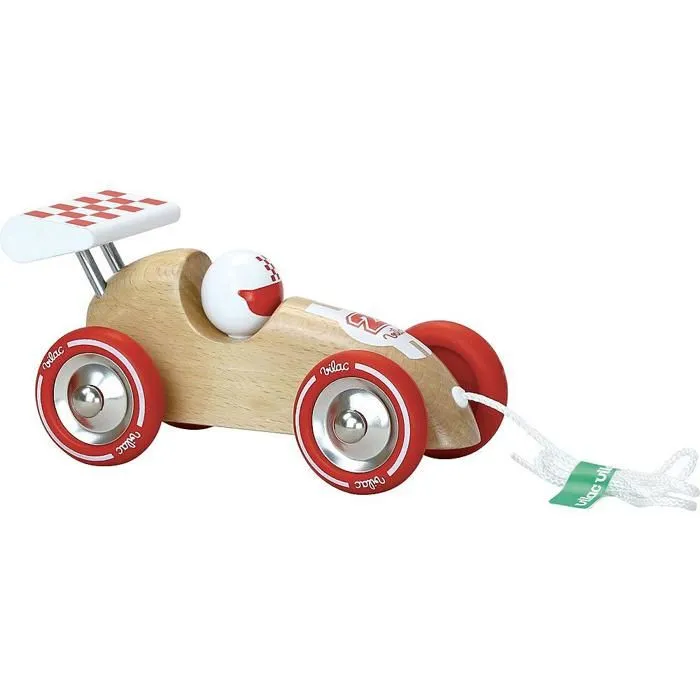 Vilac - Voiture de course naturel-3