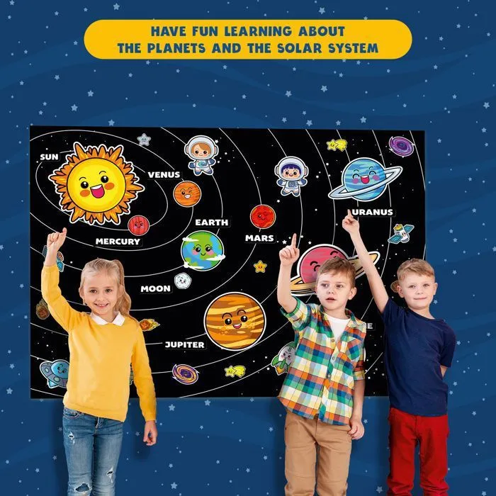 Astronomie | Jouet Montessori avec Figures | Big Minds - Découvrir Le Systeme Solaire Enfant |-4