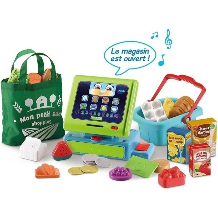VTECH - 1,2,3 Imite-Moi - Caisse Enregistreuse Interactive Maxi Shopping - Jouet d'Imitation Enfant-6