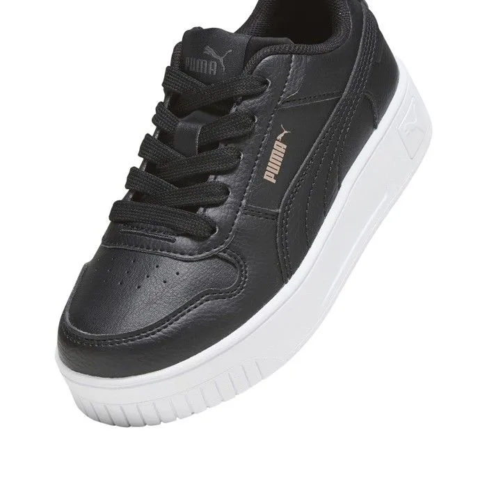 Baskets fille Puma Carina Street PS - noir/noir/or rose-4