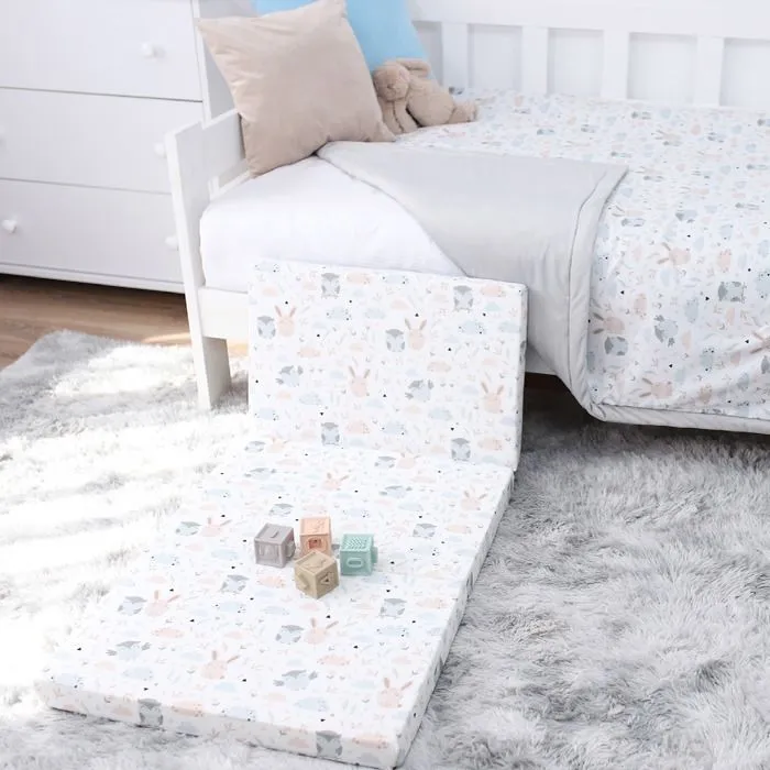 Matelas lit de voyage pliable 60x120cm - TOTSY BABY - Hiboux - Epaisseur 5cm-3