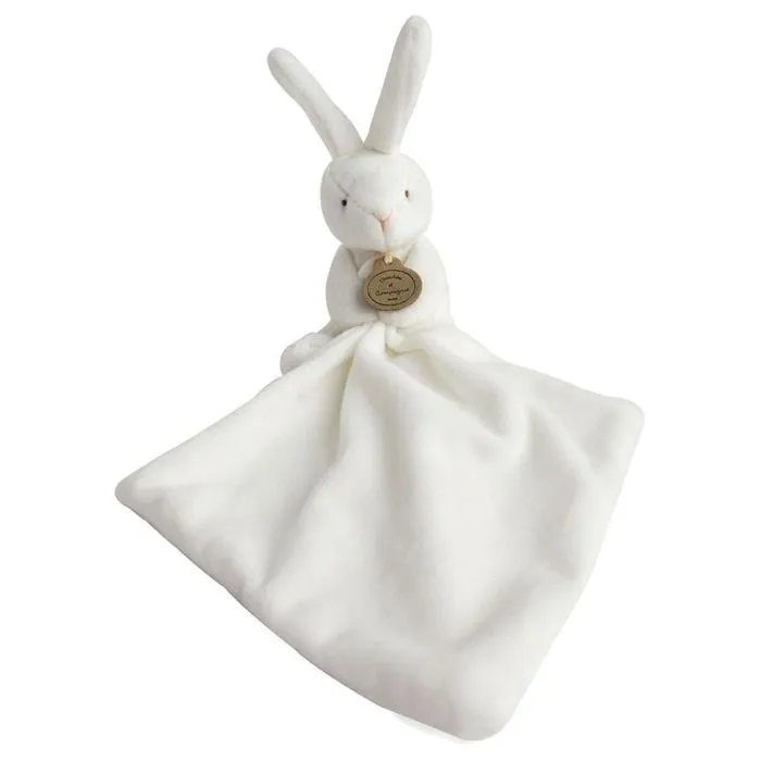 DOUDOU ET COMPAGNIE Lapin Mouchoir - Doudou En Boîte Fleur-2