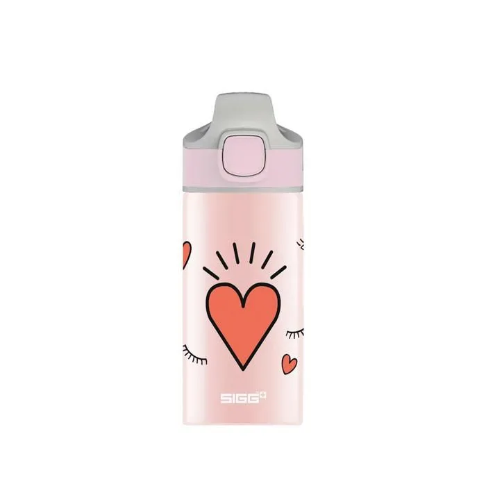 Gourde pour enfant en aluminium - SIGG - Girl Power - Rose - 0,4L - incassable et réutilisable-3