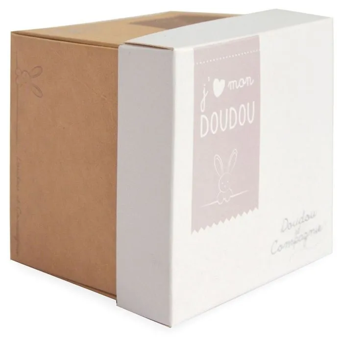 DOUDOU ET COMPAGNIE Ours Mouchoir - Doudou En Boîte Fleur-3