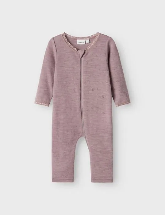 Housse de pyjama bebe - range-pyjama Name it - 13228324 - Wang Needle Solid Baby Pyjama 6 Months-2