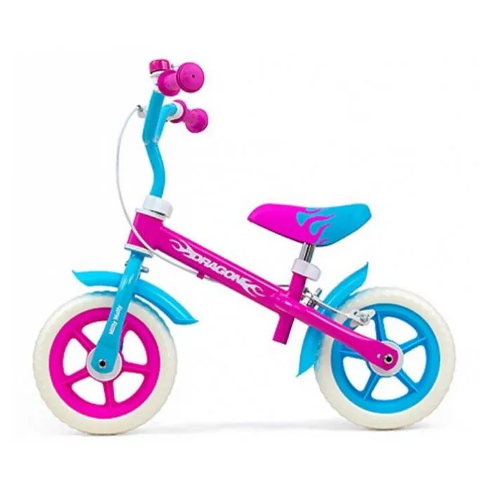 Draisienne - MILLY MALLY - Dragon - 2 roues - Rose/Bleu-0