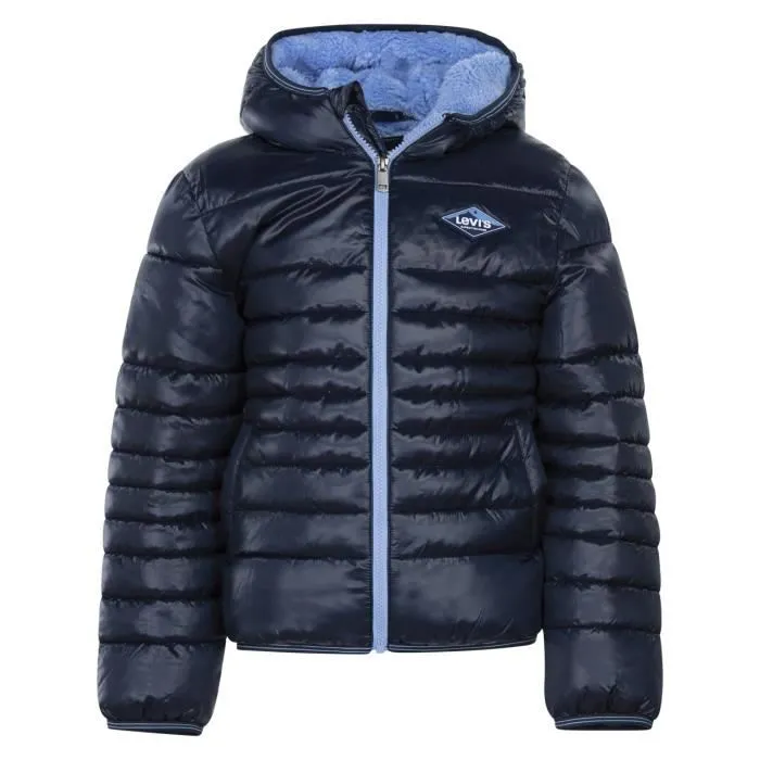 Doudoune - Levi's® Junior - Bleu - Manches longues - 100% Polyester - Coupe droite-0