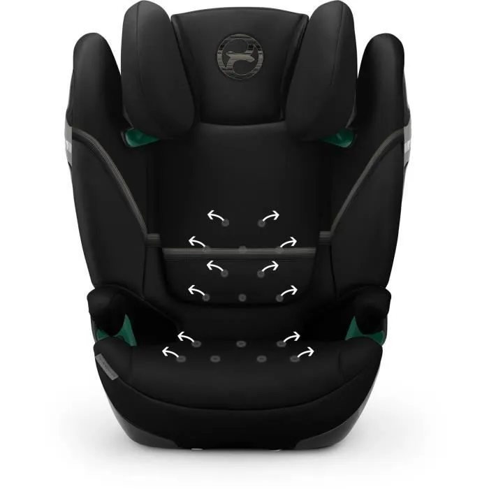 Siège auto Cybex Gold SOLUTION S2 I-FIX 3 à 12 ans - Groupe 2/3 - 100 à 150 cm Moon Black | black-0