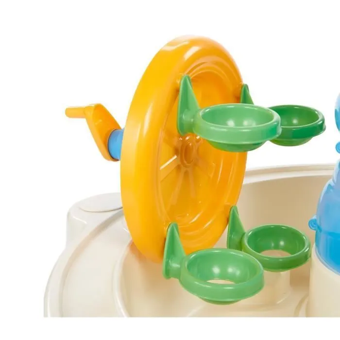 Table de Jeux d'Eau Bleue - LITTLE TIKES - Table d'Eau Spirale - PVC - Roues hydrauliques-7