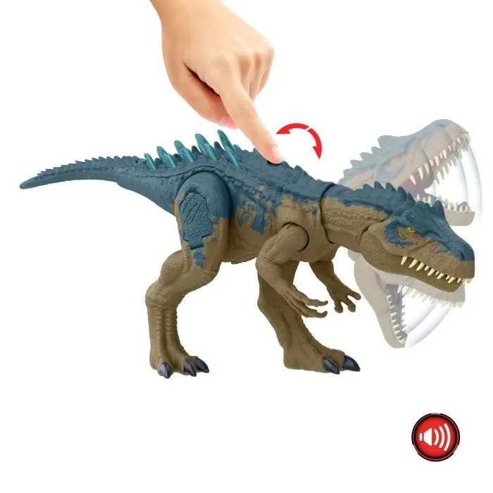 Jurassic World-Carnage Sans Pitié-Allosaurus avec attaque et sons HRX50-1