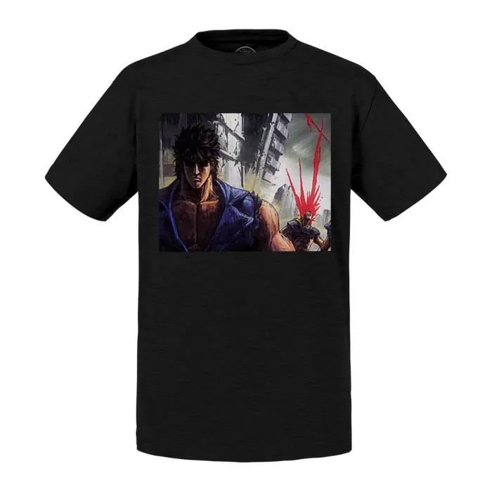 T-shirt Enfant Noir Ken Le Survivant Dessin Okuto No Ken-0