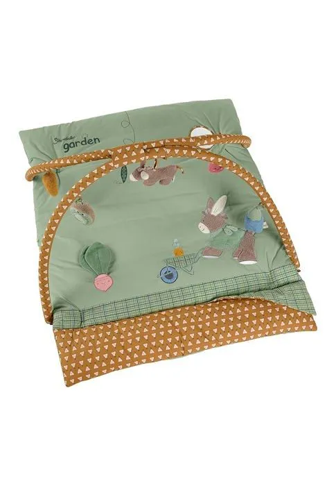 Portique bebe Sterntaler - 9122106 - Arche de Jeu Emmily pour bebe avec Fonctions ane Emmilius, , Vert Clair, S-1