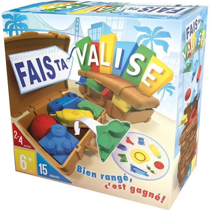 Zygomatic | Fais ta valise | Jeu de société | À partir de 6 ans | 2 à 4 joueurs | 15 minutes-4