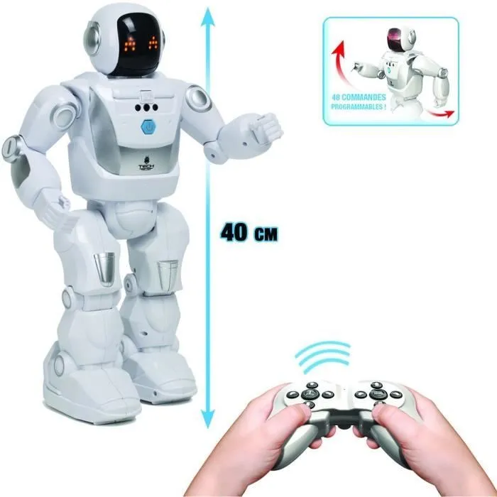 Robot programmable - YCOO - Program a Bot X - 40 cm - Multidirectionnel - Dès 5 ans-0