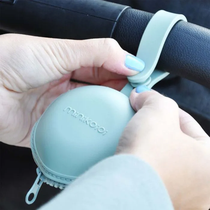 Boîte à sucette zippé en silicone-1