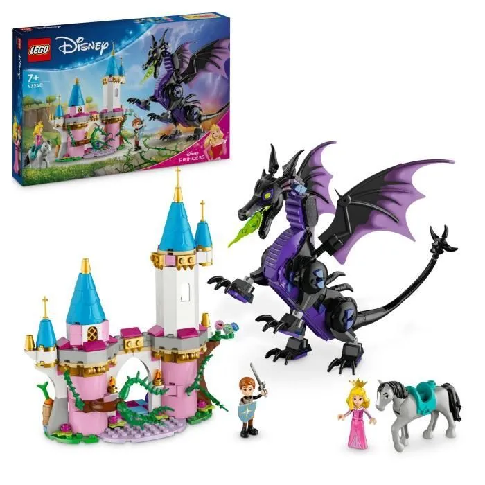 LEGO® Disney Princess 43240 Maléfique en dragon, jouet pour les fans du dessin-animé-0