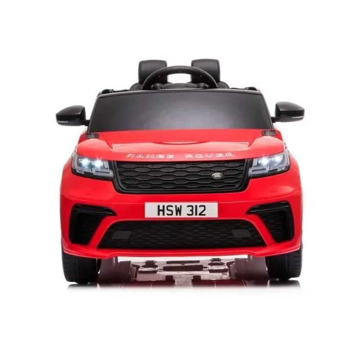 Voiture électrique pour enfants Land rover Velar Peint en rouge, Télécommande 2,4 GHz , Motor: 2 x 45W, Siège en similicuir (LE7762)-1
