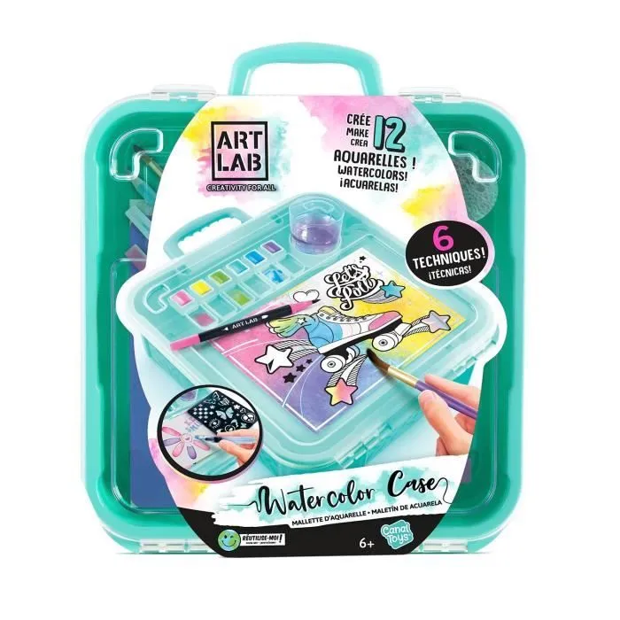 Canal Toys - Art Lab - Mallette d'Aquarelle - ART 012-4