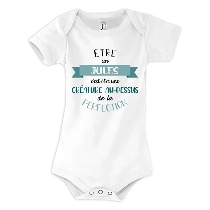Body Jules bébé parfait - Jules - Blanc - Bébé - Mixte-0