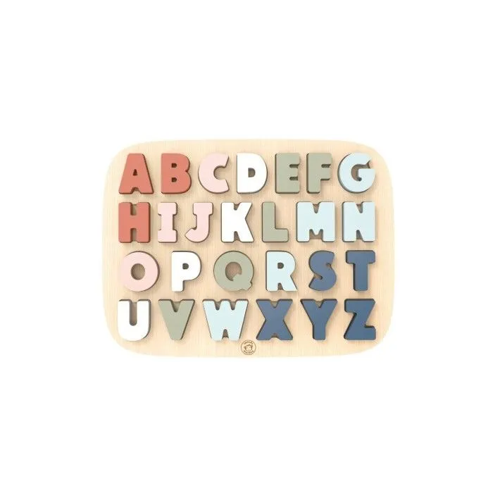 Puzzle lettres Alphabet - Bois FSC - Speedy Monkey-0