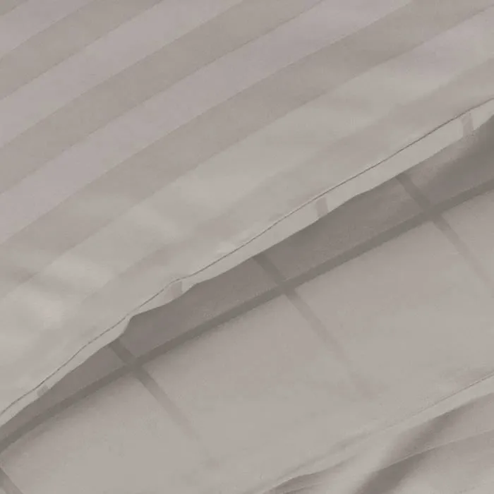 Housse de couette - De Witte Lietaer - Zygo - Satin 100% coton - Grande taille 240x200/220 cm - Sable-2