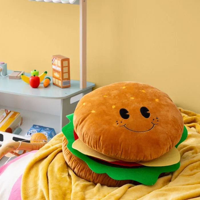 Peluche burger "Gunther" D30cm - Atmosphera createur d'interieur - Multicolore-5