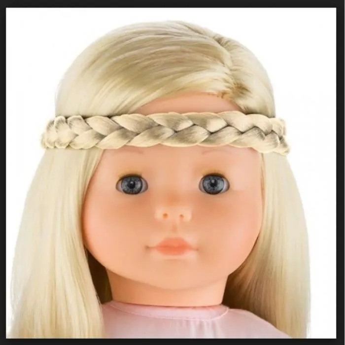 Corolle tresse brune ou blonde poupée ma corolle headband coiffure cheveux habillement vetement jouet collection promo discount pro-2