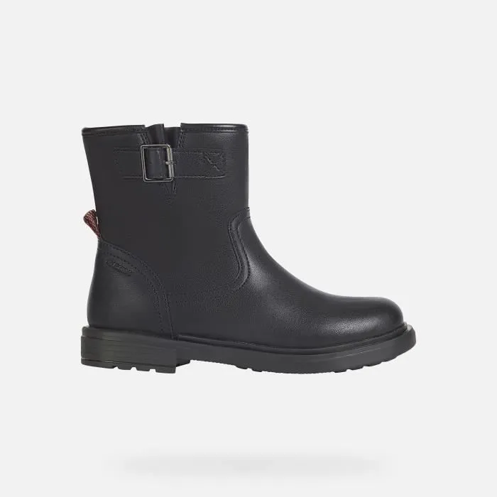 Bottine Enfant - Geox - Eclair - Noir - Zip - Confortable et Respirante-1