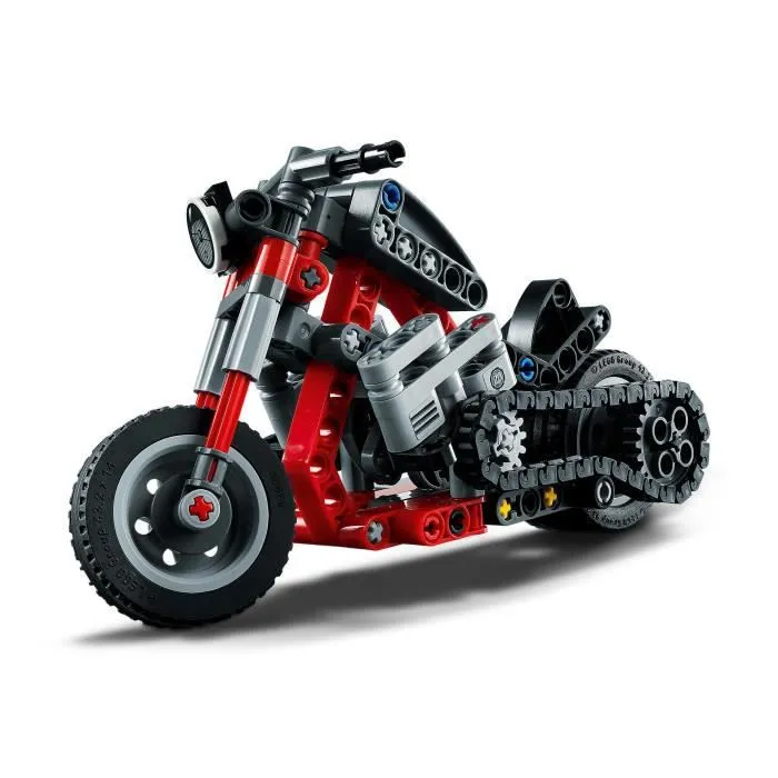 LEGO® 42132 La Moto, Maquette à Construire 2 en 1, Jouet de Construction, Idée de Cadeau pour Enfants dès 7 Ans-1