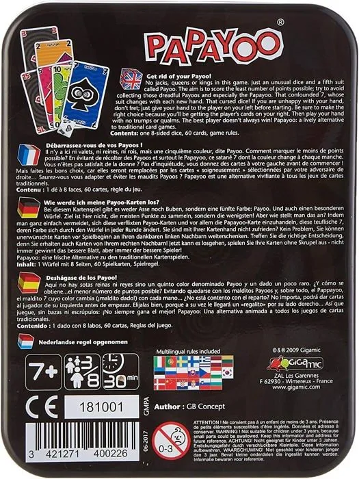 Jeu de cartes Papayoo - GIGAMIC - Pour enfants à partir de 7 ans - Jeu d'ambiance-0