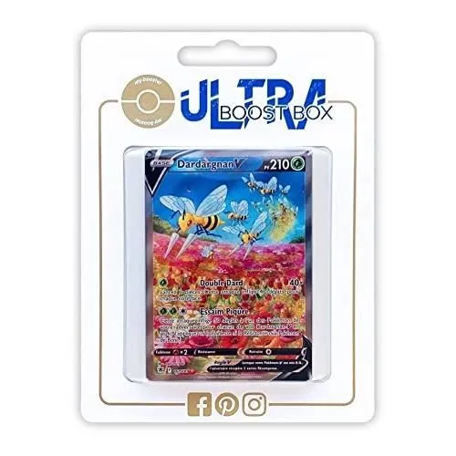 Cartes Pokemon - MY-BOOSTER - DARDARGNAN V 161-189 FULL ART ALTERNATIVE - Ultraboost X Epée et Bouclier-0