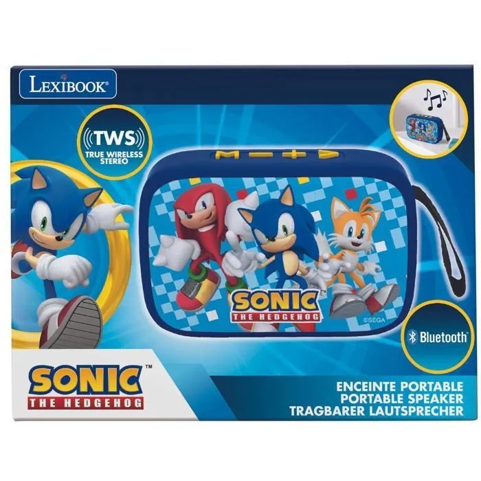 Enceinte Bluetooth - Sonic - Portable - 5.0 - Tissu - Autonomie 1200mAh-2