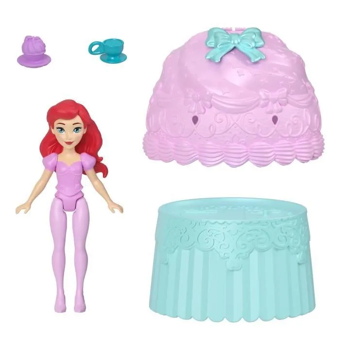 Princesses Disney - Petite poupée Cupcake Doll Reveal avec 5 surprises - Disney Princess - JFG78-2