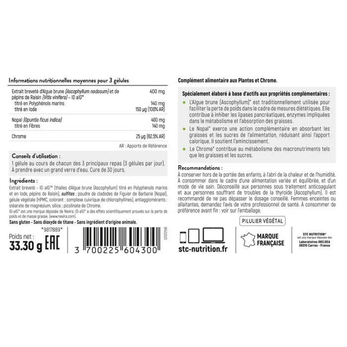 STC NUTRITION - Duo Anti-Calories - Satieline + Killercal - Favorise la satiété - Facilite la perte de masse grasse-2