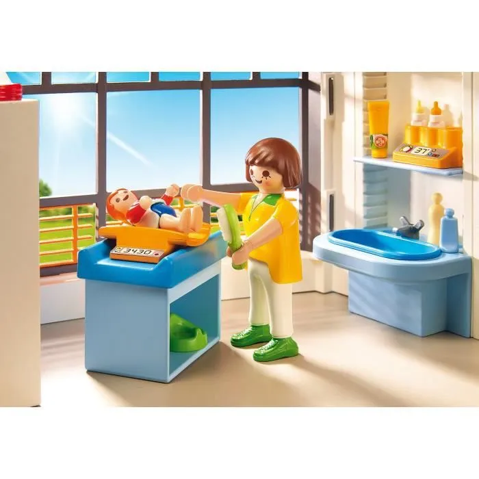 PLAYMOBIL - Hôpital Pédiatrique Aménagé 6657 - City Life-4