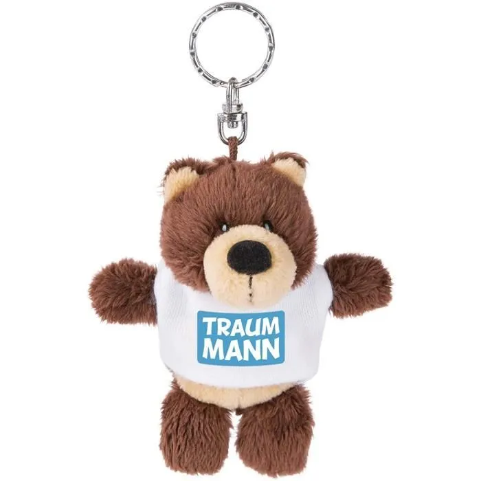 Porte-clés - Nici - Traummann - 10 cm - Polyester - Brun-0