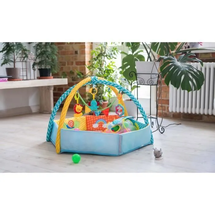 Tapis d'éveil Qkids Multi - Spacieux - Arche à jouets - Sensoriels jouets - Rose - 0 mois - Bébé-3
