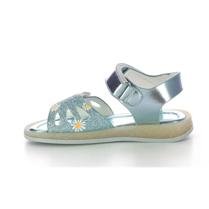 MOD 8 Sandales Liboo Bleu clair glitter fleurs-3