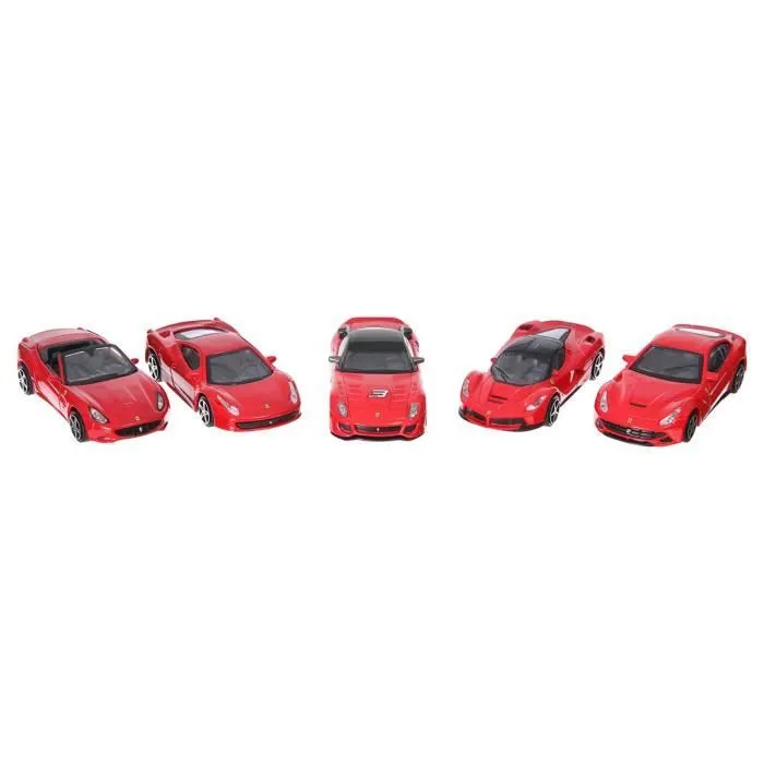 BURAGO Pack 5 voitures Ferrari 1/43ème-1