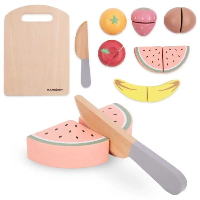 Fruits en bois à couper-1