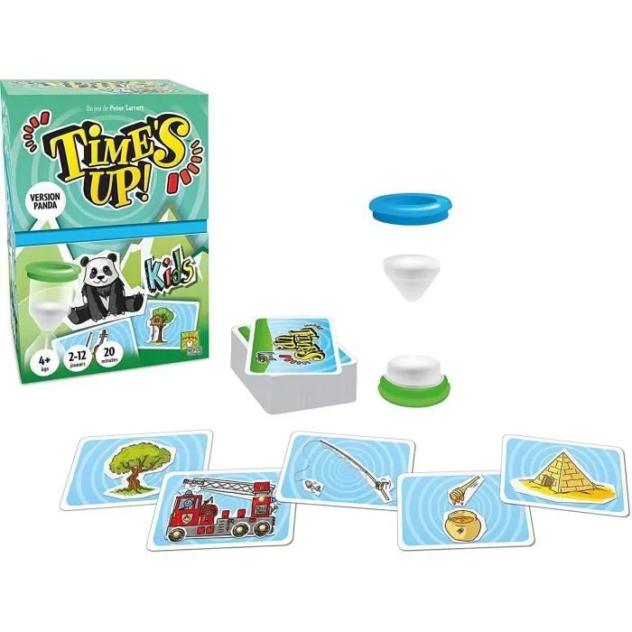 Repos Production | Time's Up! : Kids - Version Panda | Jeu de société | À partir de 4 ans | 2 à 12 joueurs | 20 minutes-1