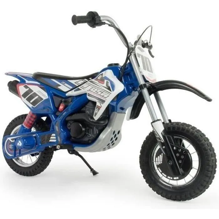 Moto électrique INJUSA Blue Fighter 24V pour garçons à partir de 4 ans-0